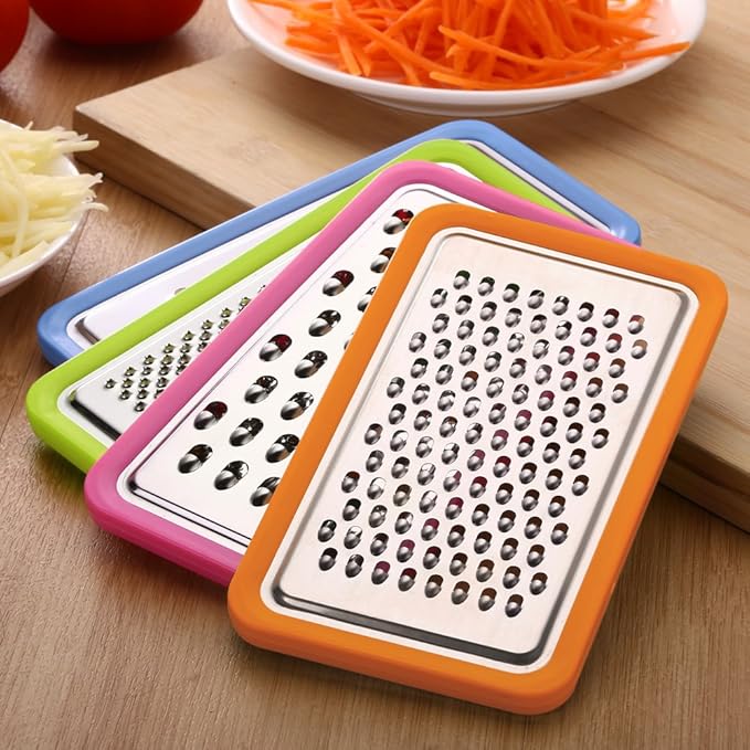 4 PCS Mandoline Vegetable Slicer, FineGood Food Chopper Corer Grater Vegetable Cutter for Restaurant with 5 Citrus Orange Peelers