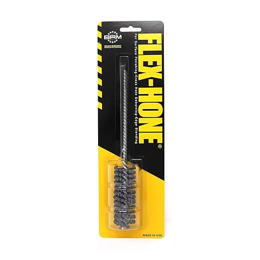 Brush Research BC7880 FLEX-HONE®, 7/8" (22.2mm) Diameter, 80 Grit, Silicon Carbide, for Mild Steel, Stainless Steel, Cast Iron and Softer Ferrous Materials