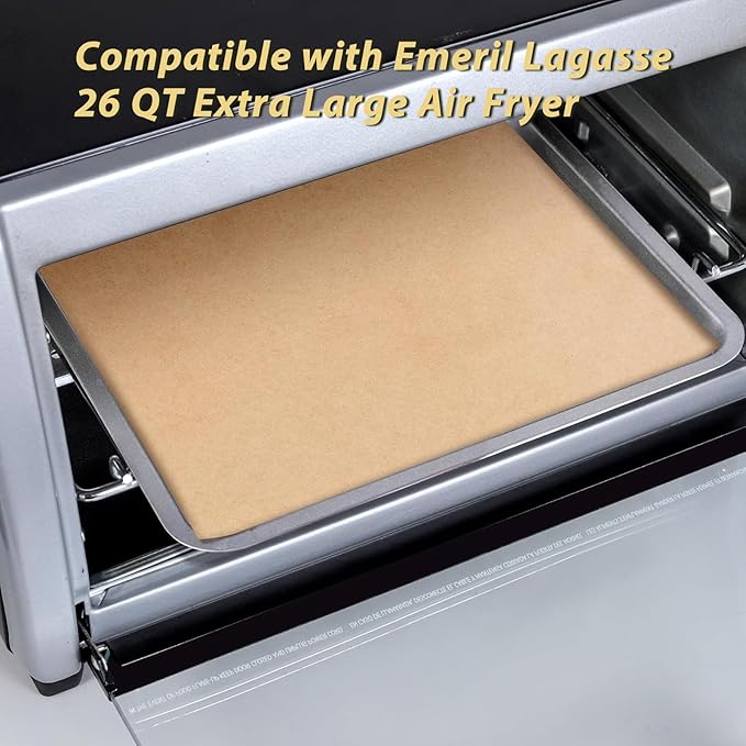 Parchment Paper Baking Sheets for Emeril Lagasse 26 QT Extra Large Air Fryer, 11x10 Inch Non-Stick Precut Baking Parchment for Air Fryer Steaming Bread Cup Cake Cookie and More