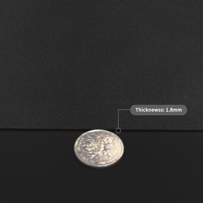 Desk Pad - 34x54 Inch Waterproof Easy to Clean Can Conceal Flaws Protector The Table Top from Scratches Used for Dining (Black+Black 34x54)