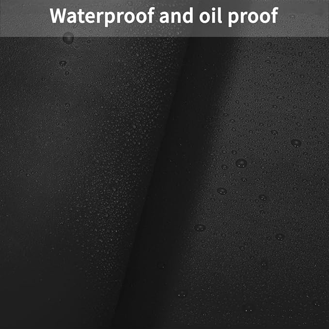 Dining Table Cover - 42x74 Inch Waterproof Easy to Clean Can Conceal Flaws Protector The Table Top from Scratches Used for Dining (Black+Black 42x74)