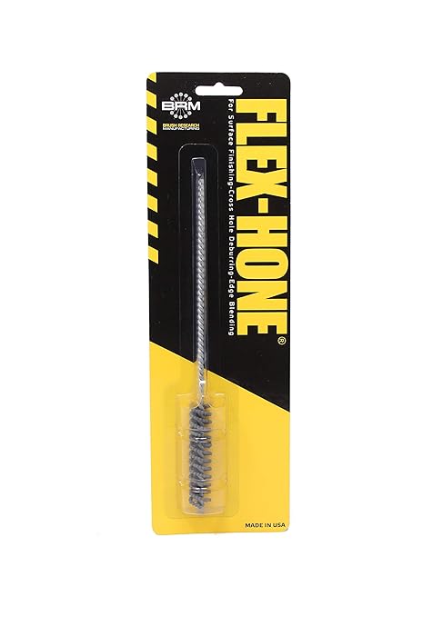 Brush Research BC12M800 FLEX-HONE®, 0.472" (12mm) Diameter, 800 Grit, Silicon Carbide, for Mild Steel, Stainless Steel, Cast Iron and Softer Ferrous Materials