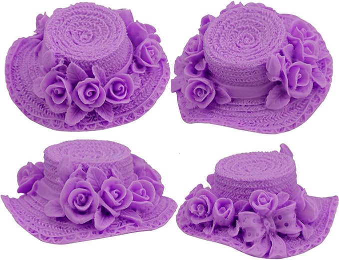 Sun Hat Silicone Mold for Fondant Chocolate Candy Cake Decoration Baking Pastry Tools Silicone Soap Mold Resin Polymer Clay Mold