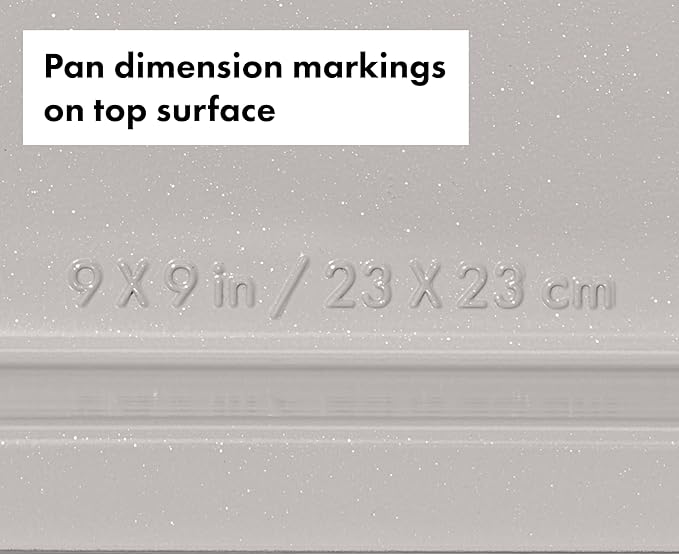 OXO Good Grips Non-Stick Pro Ceramic Coated Metal Bakeware 9” Square Cake Pan – Storm Blue