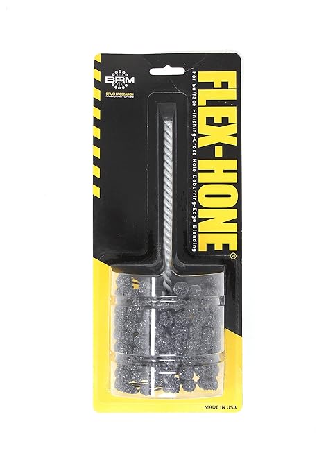 Brush Research BC30020 FLEX-HONE®, 3" (76.2mm) Diameter, 20 Grit, Silicon Carbide, for Mild Steel, Stainless Steel, Cast Iron and Softer Ferrous Materials
