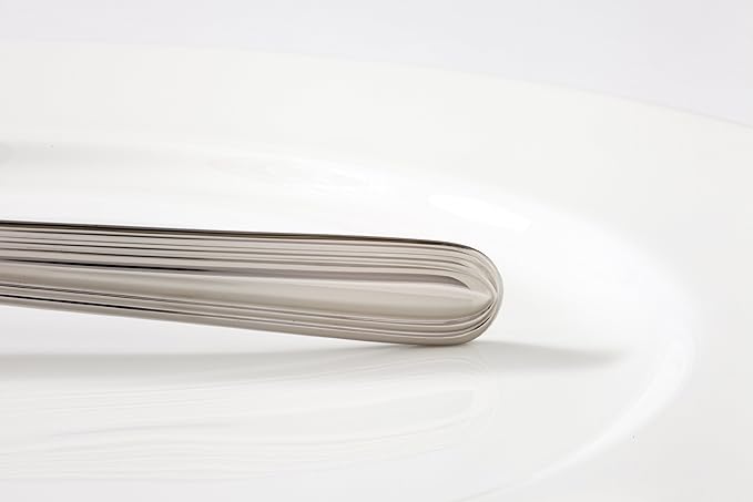 Fortessa Metropolitan 18/10 Stainless Steel Flatware Serving Spoon, 9.25-Inch
