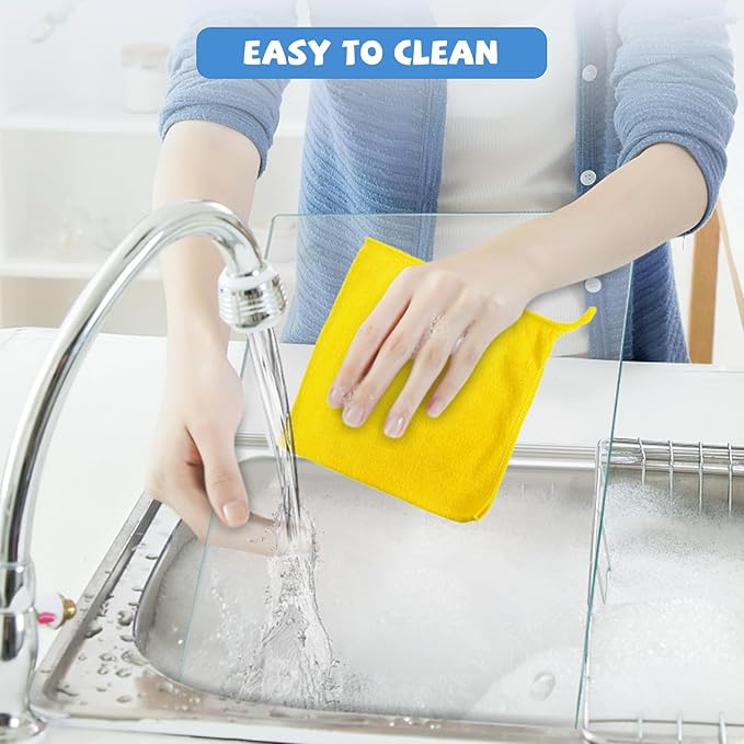 Tempered Glass Cutting Board for Kitchen, Clear Glass Board for Countertop, with Non-Slip Feet, Heat Resistant, Extra Large Size 16x20" 1Pcs