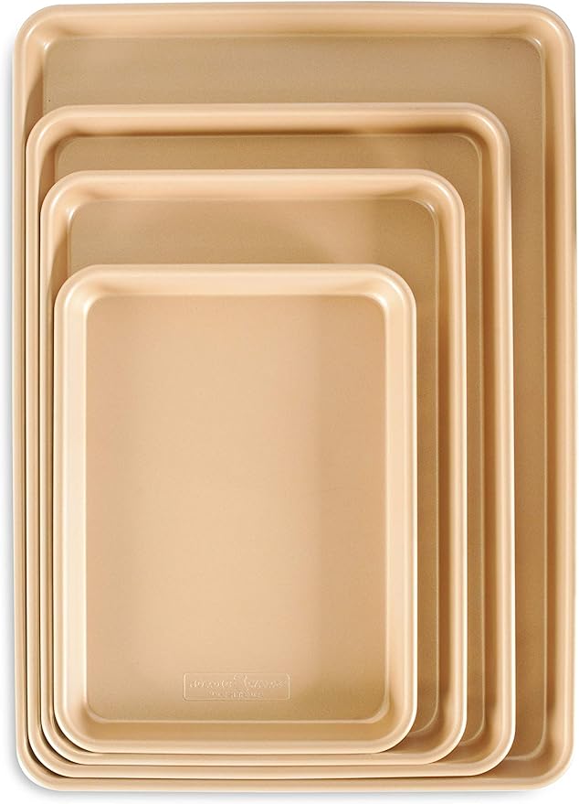Nordic Ware Naturals Aluminum NonStick Jelly Roll Baking Sheet