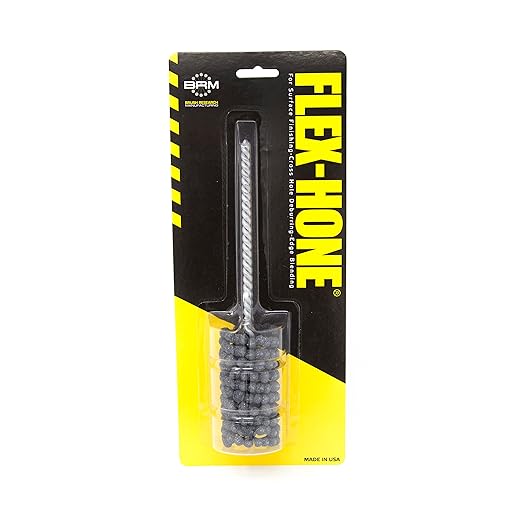 Brush Research BC11880 FLEX-HONE®, 1-1/8" (28.6mm) Diameter, 80 Grit, Silicon Carbide, for Mild Steel, Stainless Steel, Cast Iron and Softer Ferrous Materials