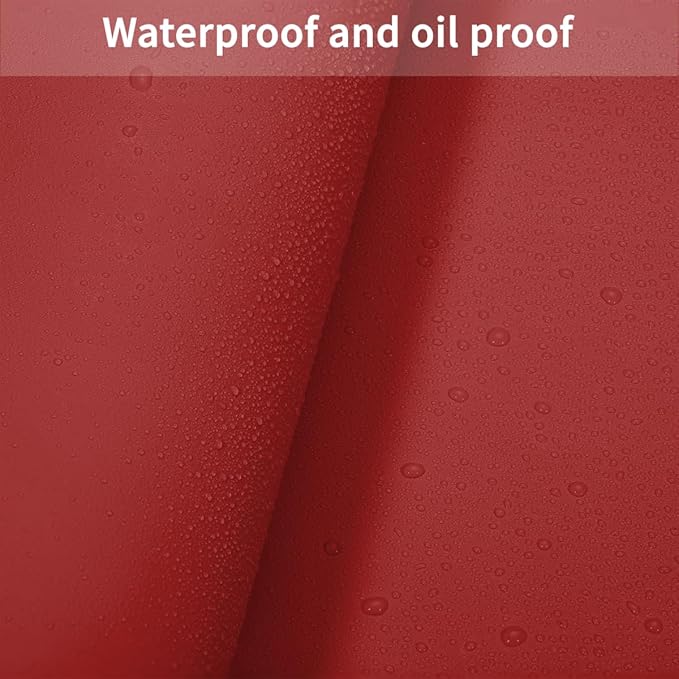 Dresser Cover Top - Can Be Used On Both Sides Waterproof and Easy to Clean Good Flatness Used for Dresser Table(Black+Wine Red 10x36)