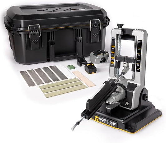 Work Sharp Professional Precision Adjust Elite Knife Sharpener Kit, Sharpen Every Knife You Own