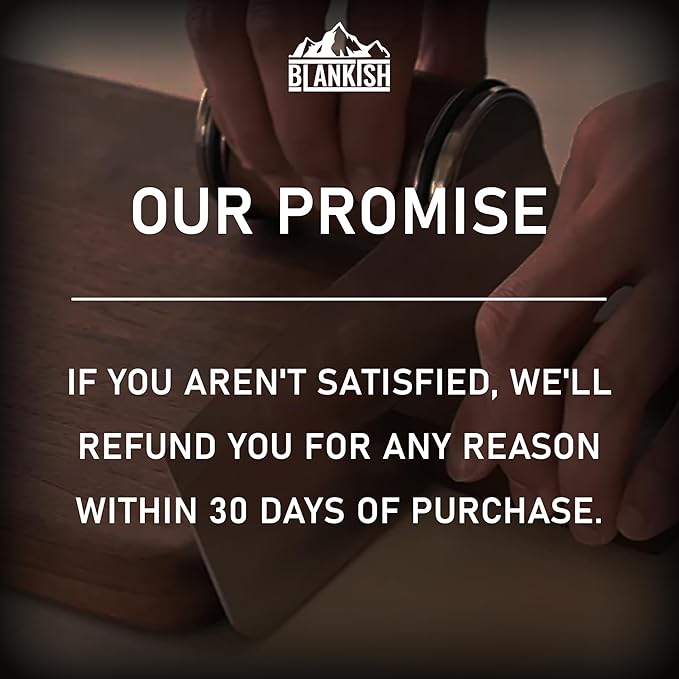 BLANKISH - Rolling Knife Sharpener - Professional Knife Sharpening Kit with 15° 17° 20° and 22° Base, Easy to Use