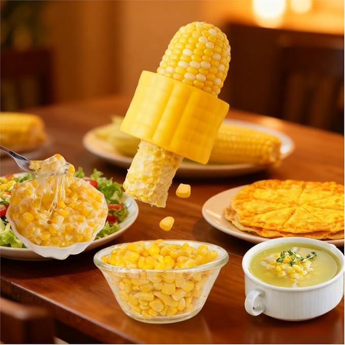 Corn Stripper, Durable Corn Peeler, Easy-Grip Handle for Effortless Use, Easy Cleaning, Versatile Corn Plane for Fresh/Sweet Corn for Kitchen,Outdoor,BBQ,Suitable for Making Corn Juice