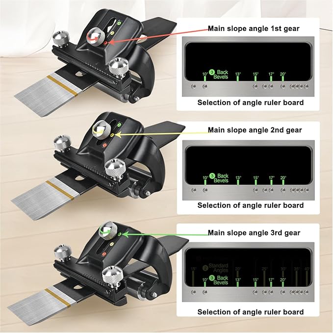 Honing Guide Tool, Aluminum Alloy Chisel Sharpening Kit Manual Angle Adjustable Woodworking Chisel Sharpening Kit Chisel Sharpening Jig for Wood Chisel, Planer, Blade, Graver