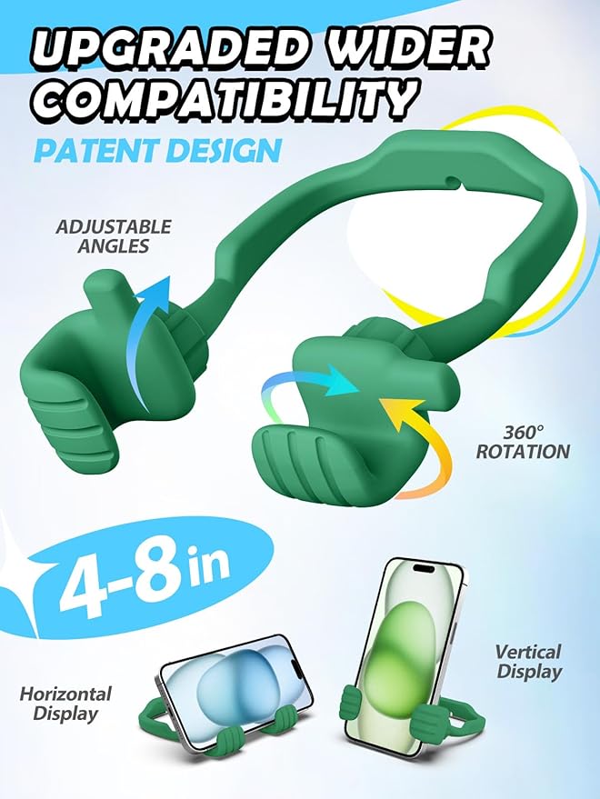 Stocking Stuffers for Teens Boys Girls Cell Phone Holder: Mens Gifts for Women Adults Thumbs Up Phone Stand Gifts for Kids Teenager Husband Wife Dad Mom Cool Gadgets Ideas Santa Gift for Christmas