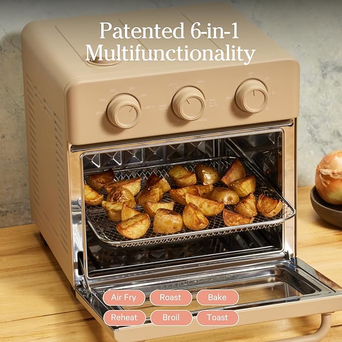 Our Place Wonder Oven Essentials Kit | Extra Air Fryer Basket & Nonstick Ceramic-Coated Bake Pan | Oven Safe, Eco-Friendly | Steam