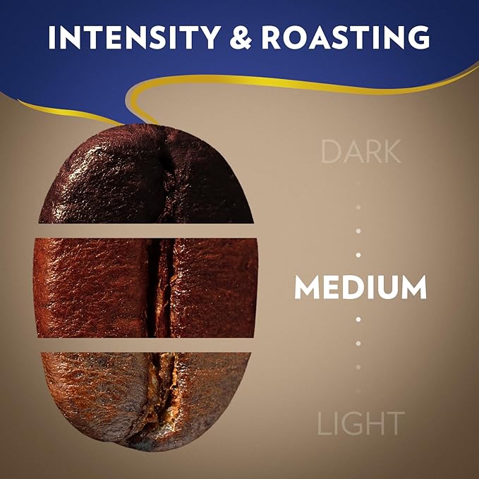 Lavazza Super Crema Whole Bean Coffee, Medium Espresso Roast, Arabica and Robusta Blend, 2.2 lb Bag (Pack of 8)