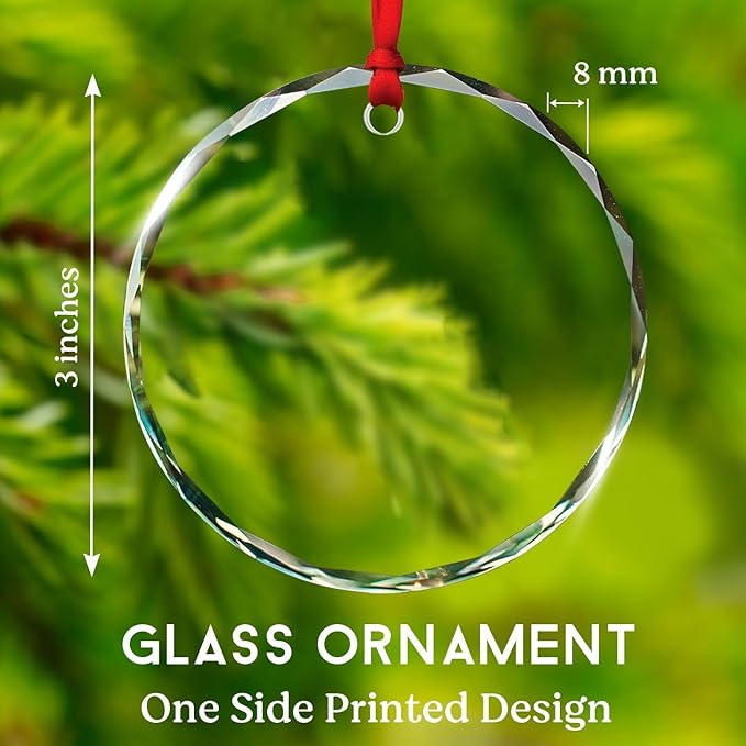 Bongo Drum Player Christmas Ornament Gifts, Personalized Text & Name Musical Instrument Glass Ornament Xmas Tree 2025, Bongo Glass Ornaments Gifts for Drummer Music Lovers, Custom Musician Ornaments
