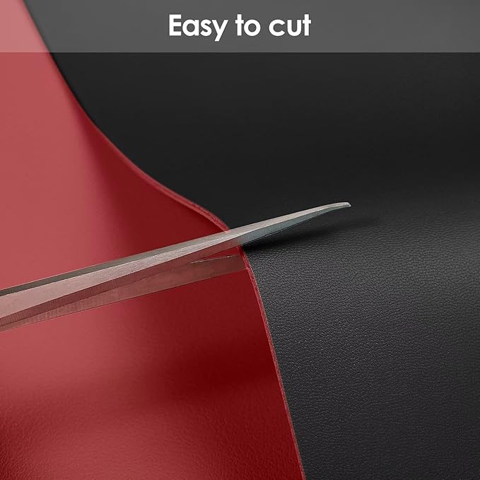Table Cover Rectangle for Dining Room Table - Can Be Used On Both Sides Waterproof and Easy to Clean Good Flatness Used for Dining Table(Black+Wine Red 44x96)