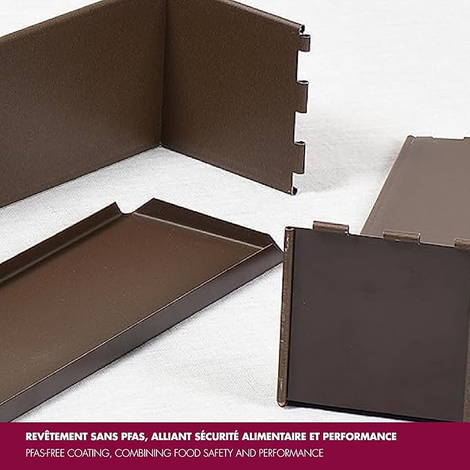 GOBEL - Non-Stick Long Pate Mold - With Removable Bottom - 19 11/16" x 3 1/8" x 3 1/8"