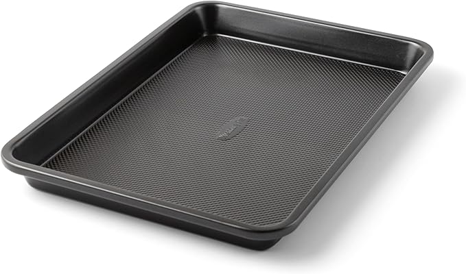 Wrenbury Quarter Sheet Pan - Carbon Steel DuraQuartz Non-Stick ¼ Baking Tray - Non Toxic Small Cookie Pan for Traybake - 13” x 11”