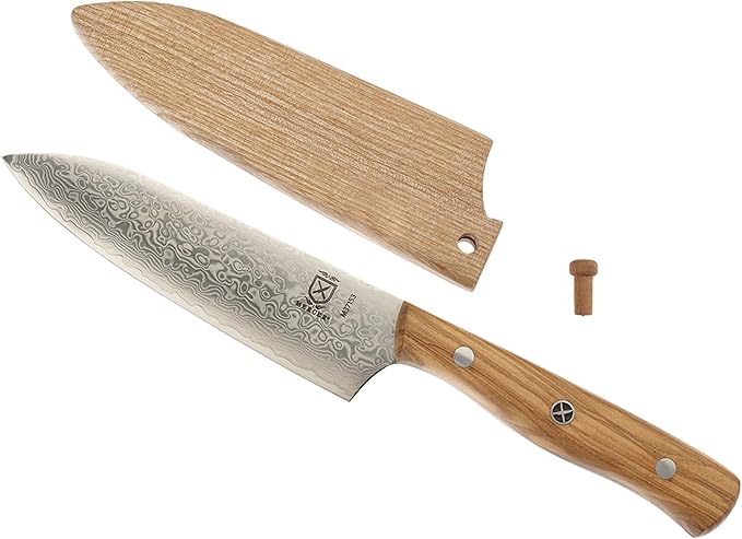 Proposed Value: Mercer Culinary Premium Grade Super Steel, 5-Inch Bar Knife, Spalted Maple Handle/Saya Cover