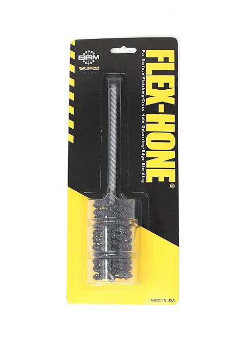 Brush Research BC11820 FLEX-HONE®, 1-1/8" (28.6mm) Diameter, 20 Grit, Silicon Carbide, for Mild Steel, Stainless Steel, Cast Iron and Softer Ferrous Materials