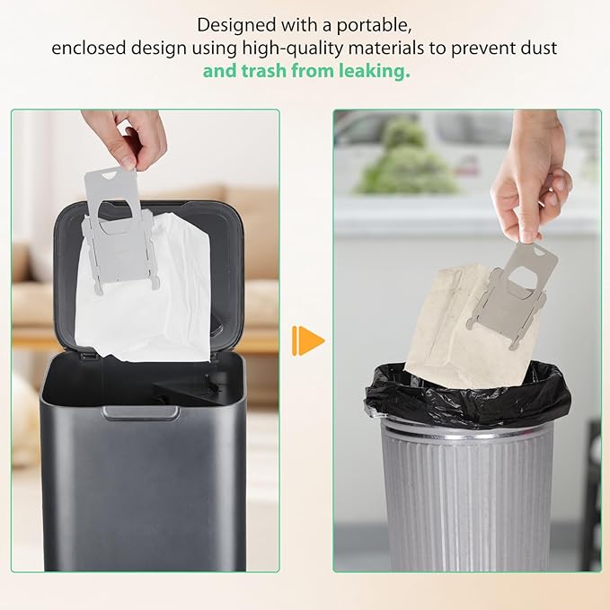 30 Pack Roomba Vacuum Bags Replacement - Compatible with iRobot Roomba i7+, i1+, i2+, i3+, i4+, i5+, i6+, i8+, j6+, j7+, j8+, j9+, s9+, Combo i5+, j5+, j7+, j9+ Clean Base Automatic Dirt Disposal