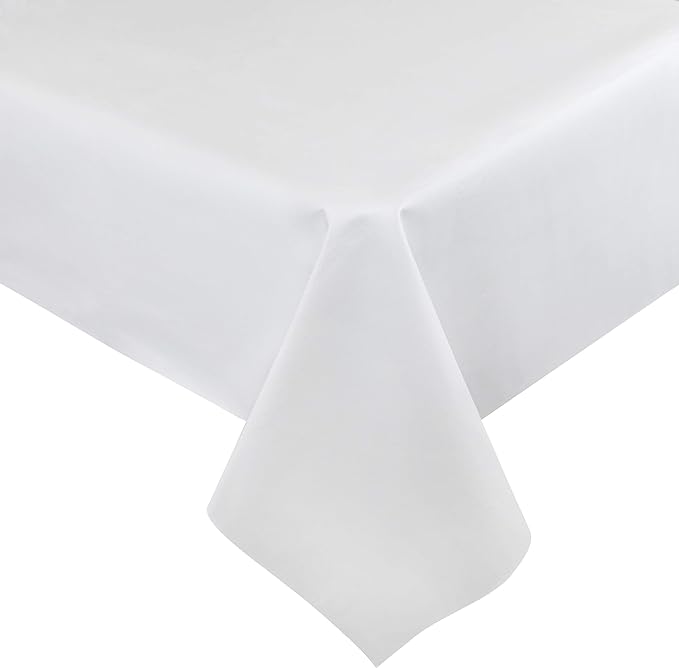 Quality Table Pad Protector, Superior Protection from Spills, Scratches & Heat - Reusable Table Cloth with Cushion Flannel Backing (90" L x 54" W)