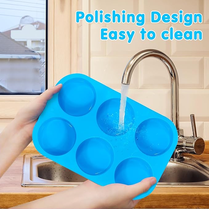 Silicone Oreo Cookie Mold, Walfos Round Cylinder Chocolate Covered Oreos Molds, BPA Free and Non-Stick, Perfect for Cookies, Oreos, Candy, Soap, Cupcake, Pudding, Jello, Set of 3