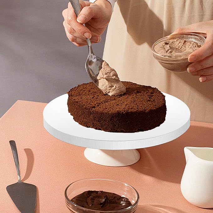5Pcs Cake Drums 8 Inch,Cake Boards 8 Inch Round, 1/2" Thick Cardboard, Sturdy Circle, Base para Pastel Cardboard Base White Cake Boards for Wedding (8inch/5pcs)
