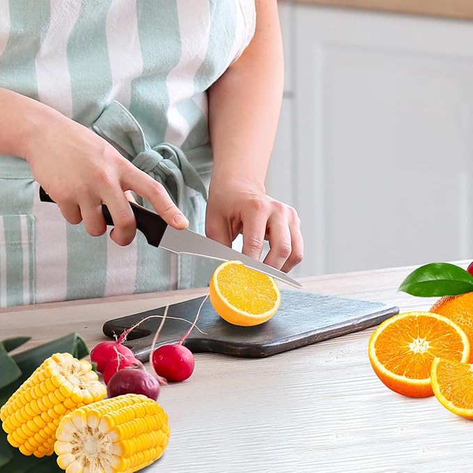 2PCS Professional Stainless steel Paring Knives, Kitchen Knives for Peeling Vegetables and Fruits, Chef knife with Ergonomic Handle