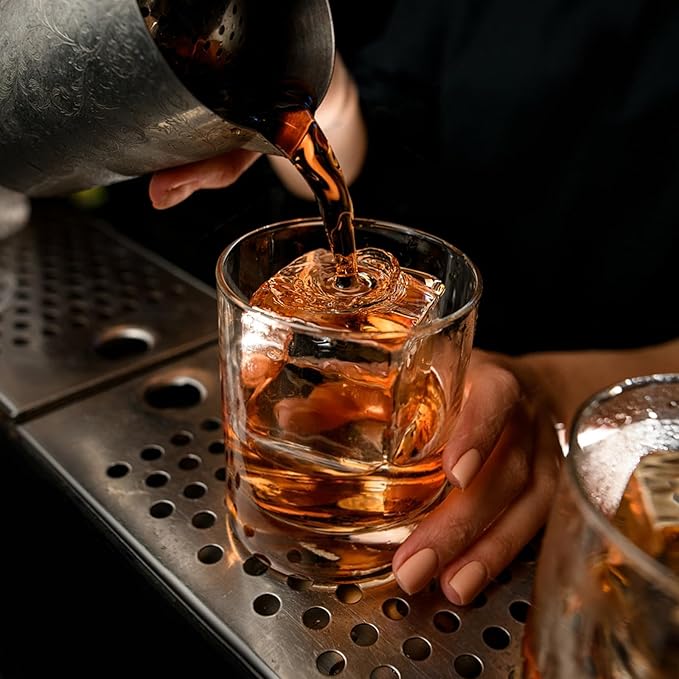 Samuelworld Large Ice Cube Tray with Lid and Bin: 2 Inch Silicone Old Fashioned Ice Cube Mold with Lid and Bin, Big Square Ice Cube Maker for Whiskey-3 Pack (With Ice Tong)