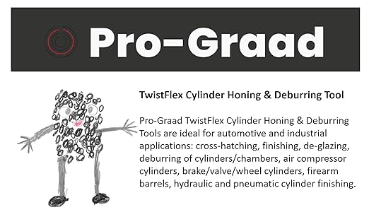 TwistFlex 3-3/4” 95mm 320 Grit Silicon Carbide Cylinder Hone 90-95mm, Bores 3.54”-3.75”, KTM525 2003-05, DR-Z 400SM 2005-09, TRX 450S/ES 4X4 Foreman 98-2004, YFZ450 2004-09, Sportsman 500 4X4 1996-05