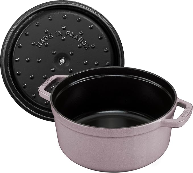 Staub Cast Iron 4-qt Round Dutch Oven - Lilac