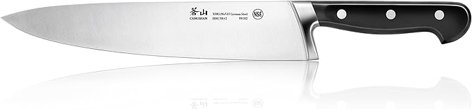Cangshan V2 Series 59182 German Steel Forged Chef Knife, 9.5-Inch