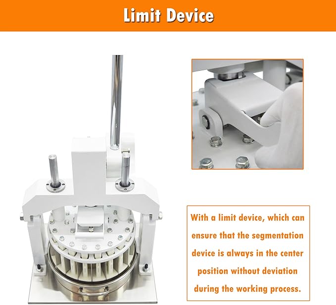 INTSUPERMAI Commercial Dough Divider 18PCS Manual Dough Divider Cutter Desktop Hydraulic Dough DIviding Machine Divider into 2.12oz-11.29oz Dough Ball