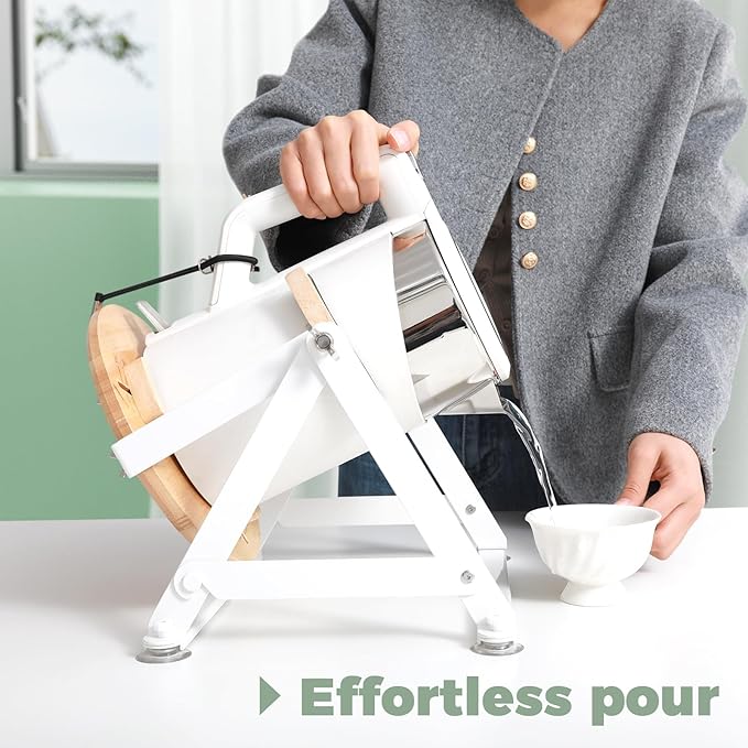 Multi-Purpose Kettle Tipper for Effortless Pour Every Time, Premium Metal Kettle Tipping Bucket Holder Suitable for 1.5-2 Liters Electric Kettle, Daily Living Drinking Aids for Disabled and Seniors