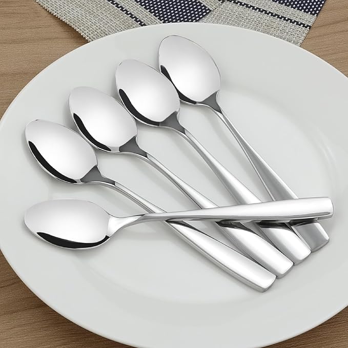 16-Piece Stainless Steel Teaspoons, 5.9-Inch