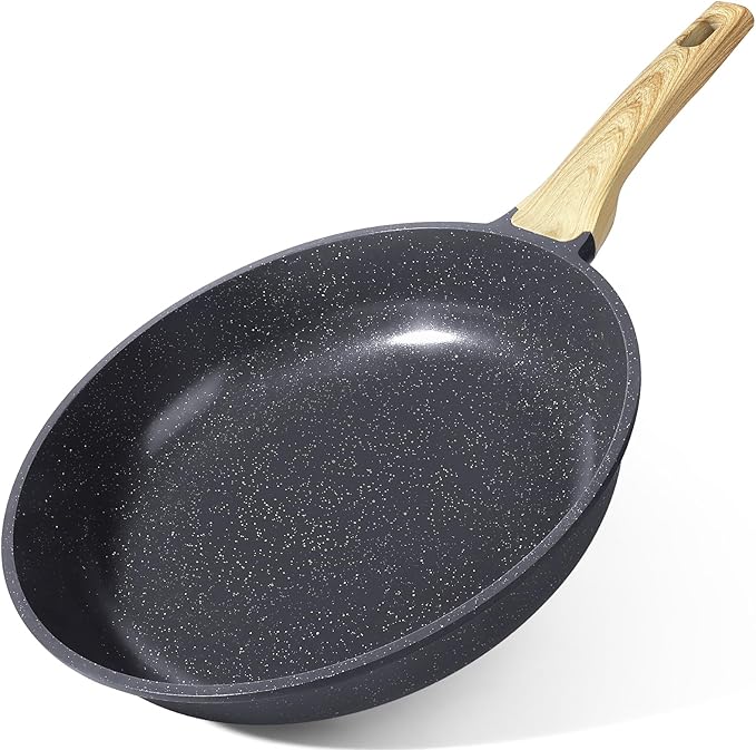 GiPP Ceramic Nonstick Frying Pan - 12 Inch Healthy Non-Toxic Non Stick Skillet Omelette Pans, Induction Compatible Chef Pan, PFAS & PFOA-Free, Dishwasher Safe, Stay Cool Handles
