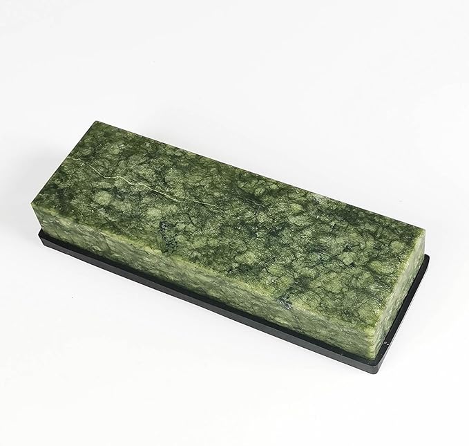 Knife Sharpening Stone,10000 Grit Whetstone Final Fine Polishing Natural Green Honing Oilstone for Knives Tools,Cutting Tools 180 * 60 * 30mm (A)