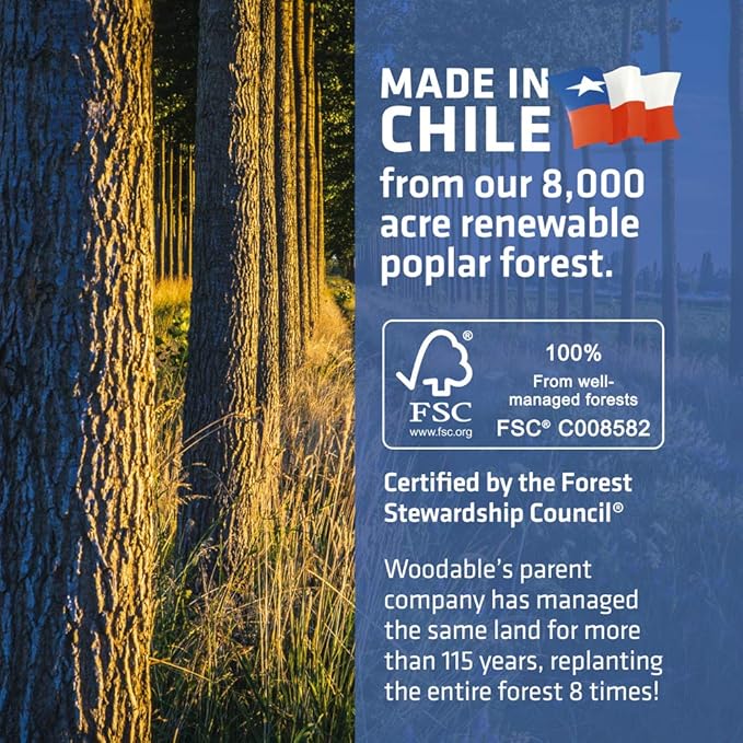Disposable Wooden Cutlery Set - 100% Home Compostable - 100 Knives 6.5", Bamboo Utensils Alternative, Eco-Friendly, Organic, Sustainable and Carbon Neutral Certified
