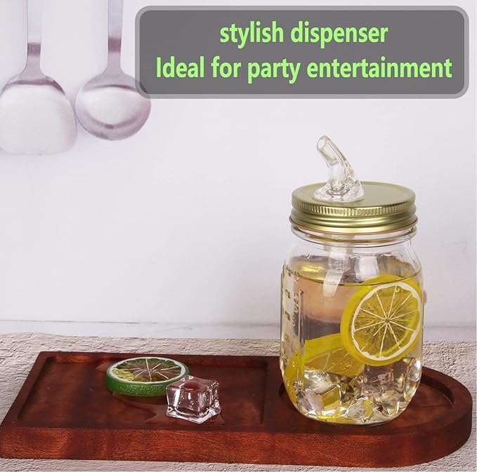 Mason Jar Pour Spouts. free flow Mason Jar Pour Spouts, mason jar for spout regular mouth size 70mm dispenser germination cover. Suitable for any liquid. LeakProof 10Pack + 20 Black Lid Caps (10