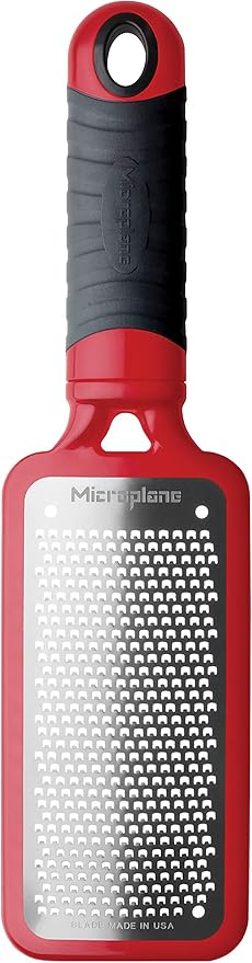 Microplane Home Series Hard Cheese Grater (Fine, Red)