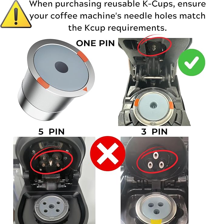 Reusable k Cups for keurig 2.0 1.0,Universal stainless steel Refillable k Cups Filter Use for Keurig all most of coffee Makers brewers(4pack)…