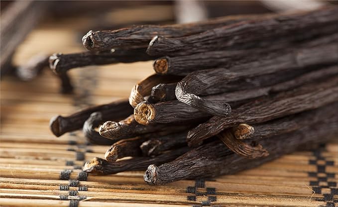 25 Vanilla Beans - Whole Extract Grade B Pods for Baking, Homemade Extract, Brewing, Coffee, Cooking - Tahitian