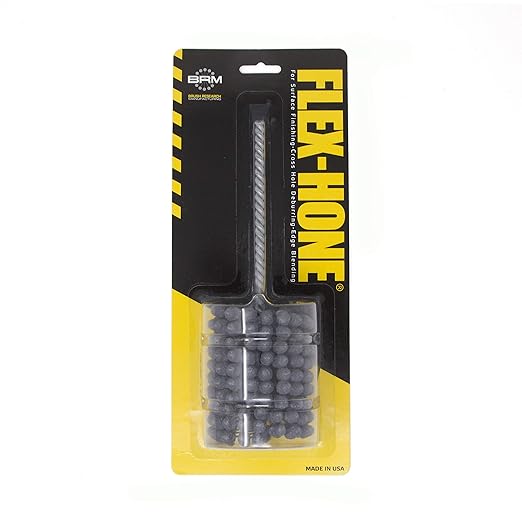 Brush Research BC21224 FLEX-HONE®, 2-1/2" (63.5mm) Diameter, 240 Grit, Silicon Carbide, For Mild Steel, Stainless Steel, Cast Iron and Softer Ferrous Materials