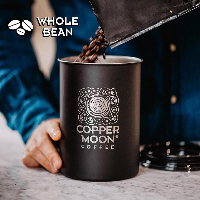 Copper Moon Medium Roast Whole Bean Coffee, Medium Roast, Eco Harvest Organic Blend, 2 Lb