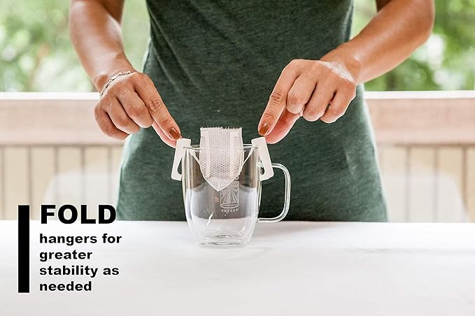 Tribo Coffee Single-Serve Portable Pour Over Drip Coffee - Variety - 10 Servings (Light, Medium & Med-Dark Roasts)