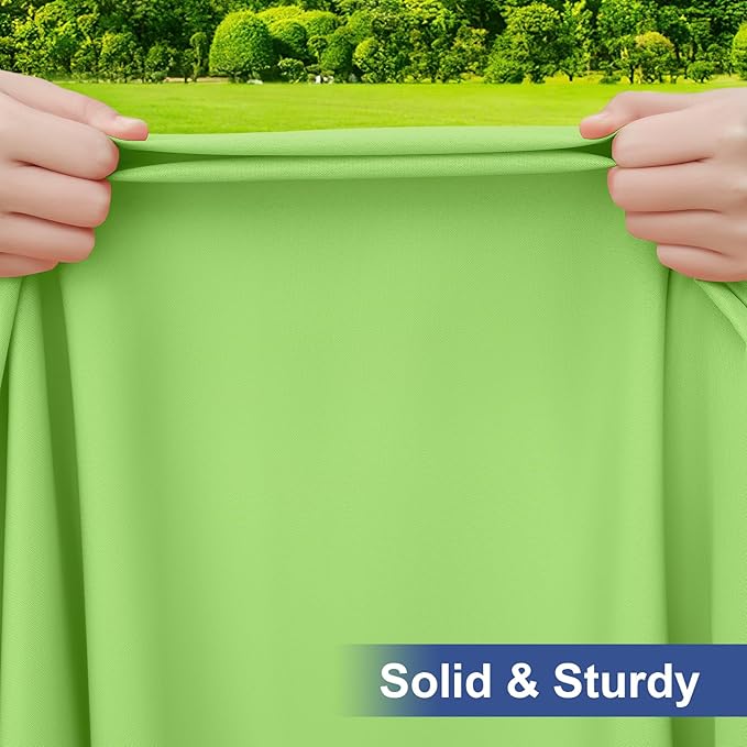 homing Rectangle Table Cloth Cover, Waterproof Polyester Elastic Fitted Tablecloth, Fits for 5 Foot Folding Tables, Washable Table Protector for Picnic, Camping, Outdoor (Lime Green, 30" x 60")
